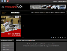 Tablet Screenshot of mc-performance.com